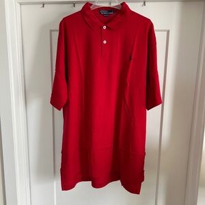New Polo by Ralph Lauren Red Short Sleeve, Polo Shirt, XL